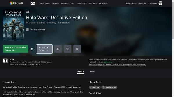 Microsoft’s new Xbox web store integrates Xbox Cloud Gaming and wish lists1