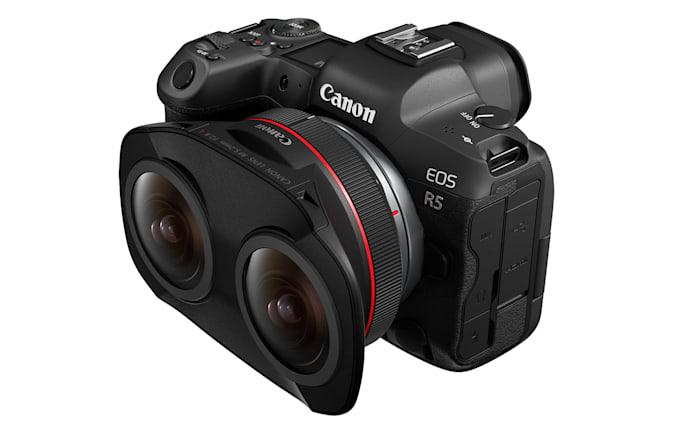 Canon created a dual fisheye lens for its new VR video system2