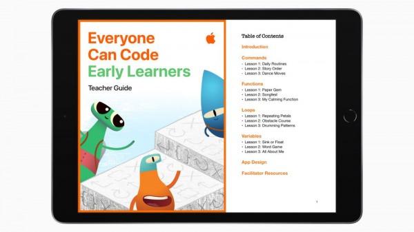 Apple launches new 'Everyone Can Code Early Learners' guide for elementary school students1