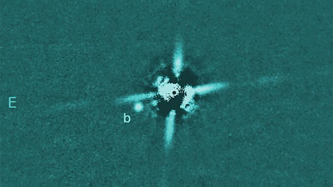 Astronomers directly observe one of the youngest planets to date