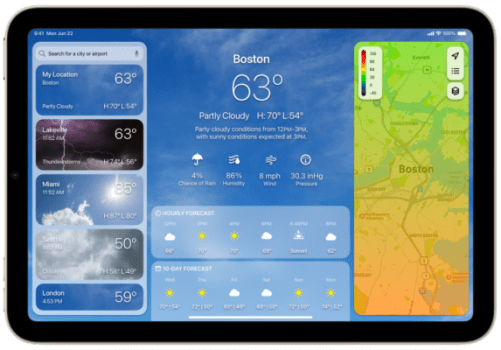 Concept: Please Apple, end the drought already and bring the weather app to iPad4