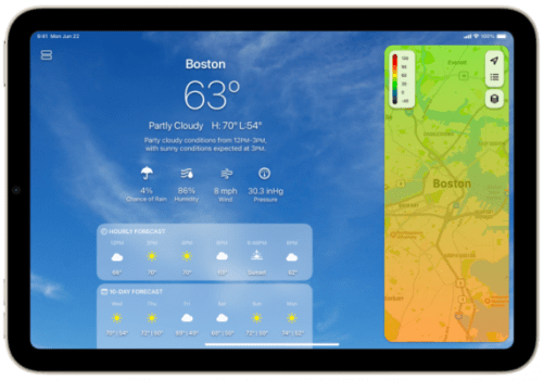 Concept: Please Apple, end the drought already and bring the weather app to iPad3