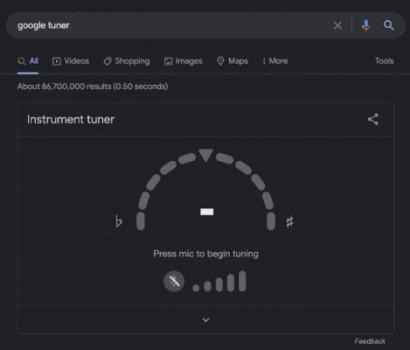 Google adds a guitar tuner to Search1