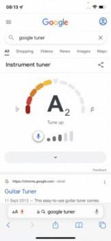 Google Search adds guitar tuner to its smorgasbord of built-in features1