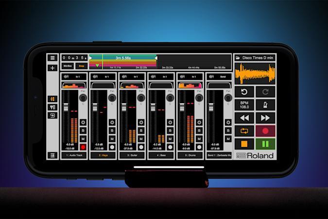 Roland's free mobile studio app helps you record fresh ideas