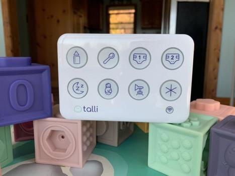 The Talli Baby tracker is a one-touch system for logging kids activities