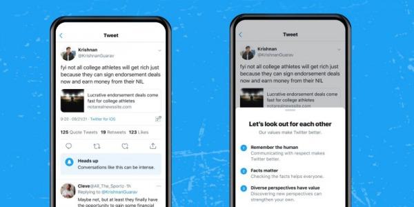 Twitter will now warn you before you participate in a conversation that could get heated