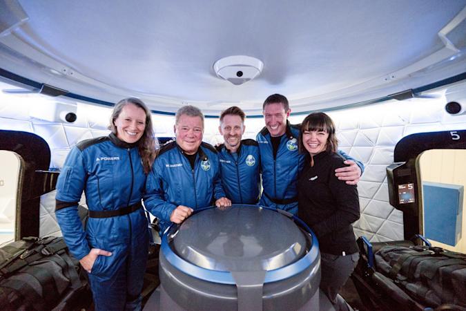 William Shatner becomes the oldest person to reach space