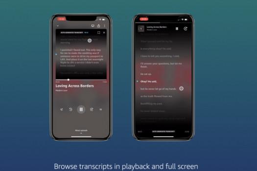 Amazon Music launches its first true podcasts feature: synced transcripts