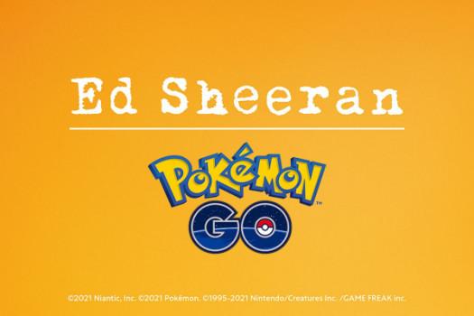 Ed Sheeran teases Pokémon Go crossover