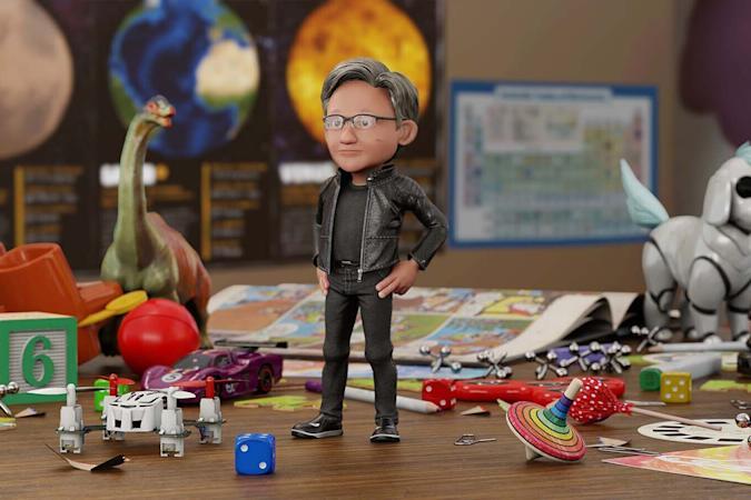 NVIDIA created a toy replica of its CEO to demo its new AI avatars