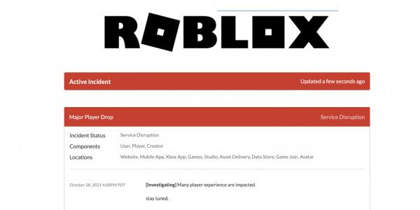 Roblox game played by the majority of US kids back after 3-day outage [U]