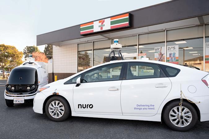 7-Eleven and Nuro begin autonomous vehicle deliveries in California