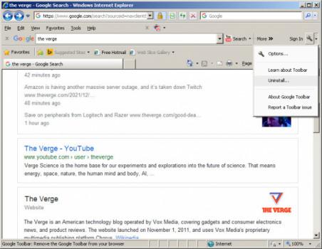 After 21 years Google Toolbar is finally gone, so we installed it one last time12