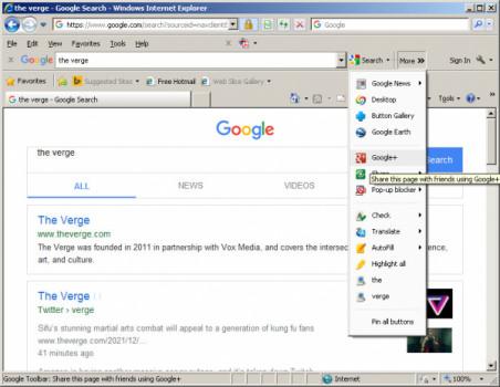After 21 years Google Toolbar is finally gone, so we installed it one last time11