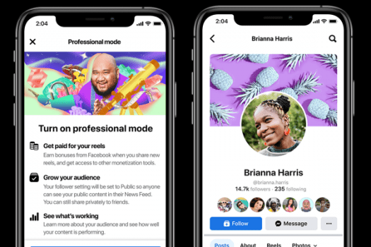 Facebook’s new professional profiles let creators unlock audience-growing tools