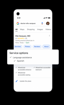 New Google search features make it easier to find the right doctor1