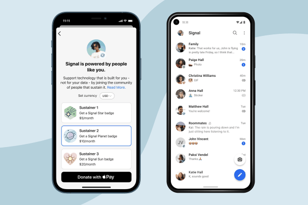 Signal launches in-app sustainer program to accept donations from users
