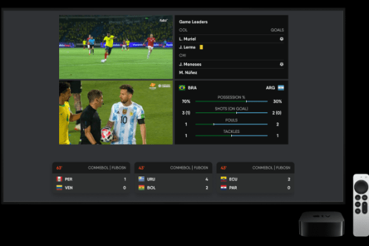 FuboTV launches new FanView widgets alongside multi-view on Apple TV