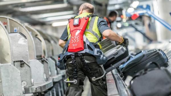 German Bionic's connected exoskeleton helps workers lift smarter