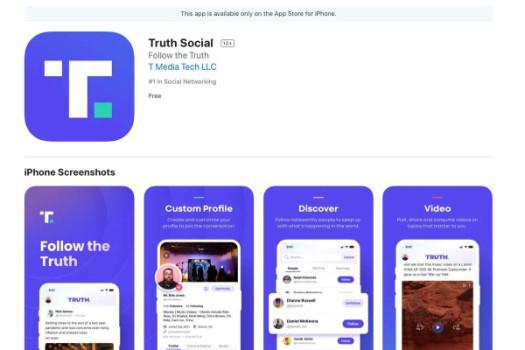 Trump’s new social media app launches on iOS