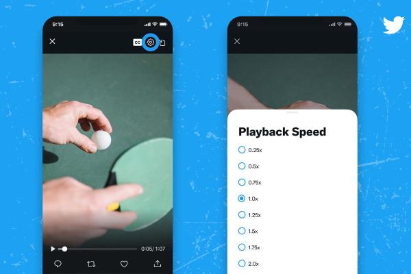 Twitter finally agrees that 1x is not the only speed for watching a video