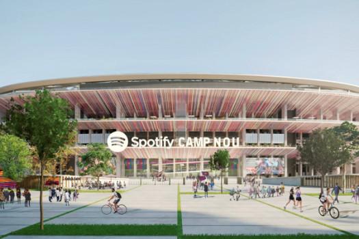 Spotify buys naming rights on FC Barcelona’s massive stadium