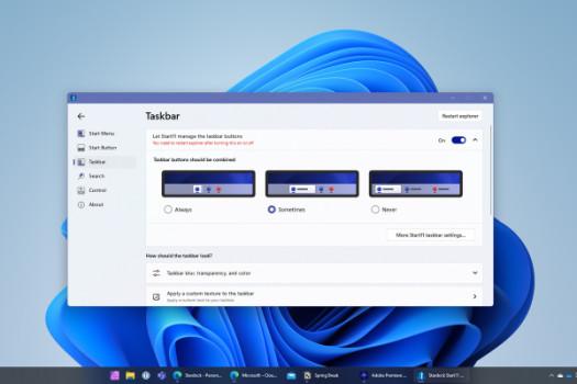 Start11 brings back Windows 11 taskbar ungrouping