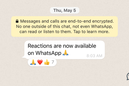WhatsApp rolls out emoji reactions, bigger files, and massive groups