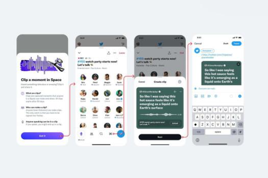 Anyone can now share Twitter Spaces clips on iOS and Android