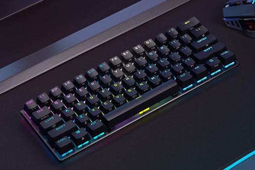 Corsair’s latest mechanical keyboard is its first with hot-swappable switches1