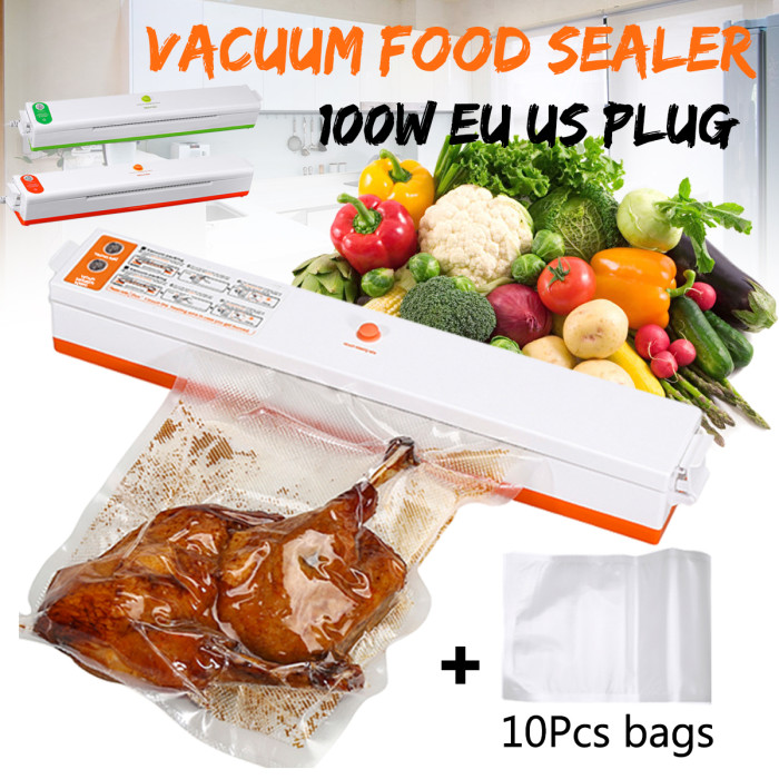 15€ with Coupon for 100W 220V Electric Vacuum Food Sealer Packaging Machine Home - BANGGOOD