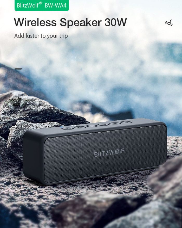 Nabavite prijenosni Bluetooth zvučnik BlitzWolf BW-WA4 30W bežični zvučnik za samo 32€ uz kupon