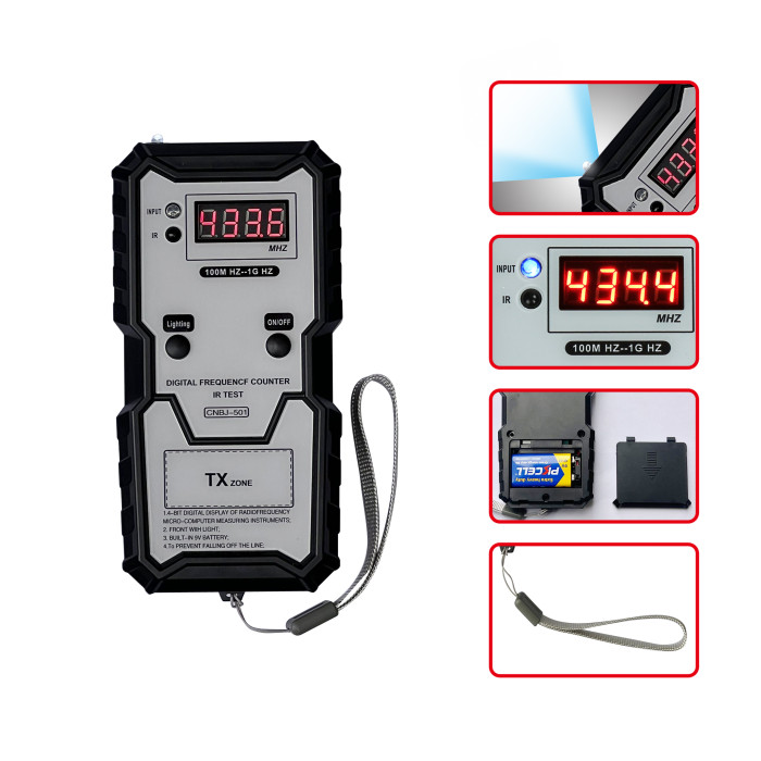 17€ with Coupon for Infrared Frequency Tester High-precision Small Frequency Tester With Car Key Special Detection Frequency Band