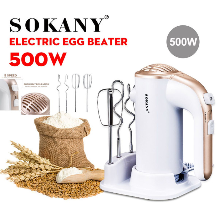 15 € с купон за автоматичен електрически блендер SOKANY SK-935 скорост 220V 500W яйца - BANGGOOD
