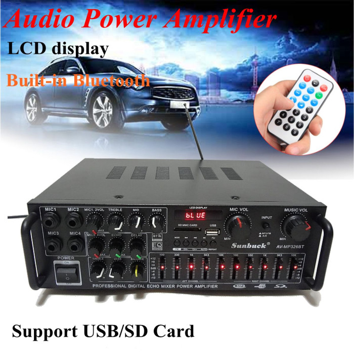 71€ with Coupon for Sunbuck bluetooth Stereo Amplifier 2 Channel HiFi Audio Power - BANGGOOD