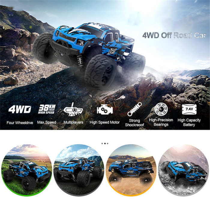 Get the Victorebot VT02 RTR Two Batteries 1/16 2.4G 4WD 38km/h RC Car with Two Batteries for just 34€ using our coupon - only on BANGGOOD
