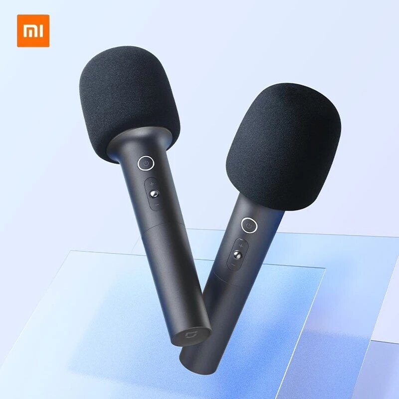 67 € с купон за Xiaomi MIJIA KTV микрофон Redmi Handheld Microphones USB Wireless - BANGGOOD