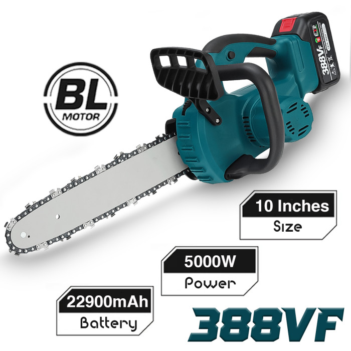 54€ with Coupon for 388VF 5000W 10 Inch Portable Electric Chain Saw - EU 🇪🇺 - BANGGOOD
