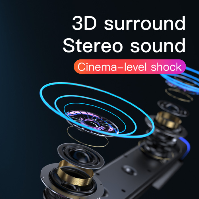 16 € kupongilla 3D Surround Soundbar bluetooth 5.0 kaiuttimelle langallinen tietokone - EU 🇪🇺 - BANGGOOD