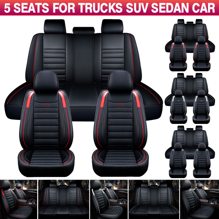 40€ with Coupon for 5 Seats Universal Car Seat Covers Deluxe PU - EU 🇪🇺 - BANGGOOD