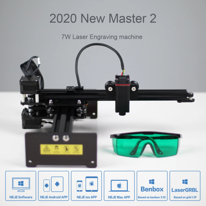 126€ with Coupon for New NEJE MASTER 2 Upgraded 7W Smart Laser - EU 🇪🇺 - BANGGOOD