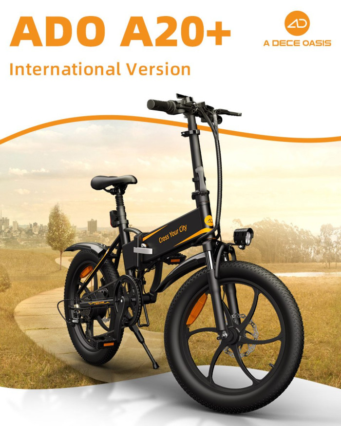 ADO A20+ sklopivi električni bicikl - pristupačan i praktičan