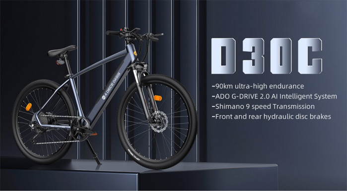 ADO D30C Electric Power Assist Bicycle 36V 10.4Ah