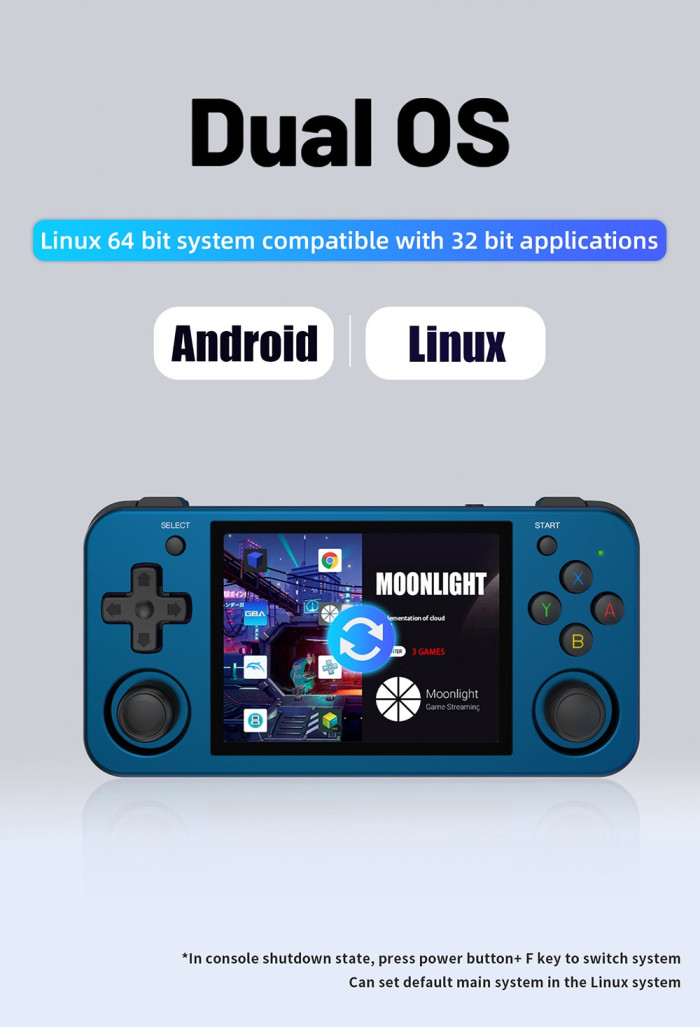 160€ with Coupon for ANBERNIC RG353M Handheld Game Console, Android Linux Dual OS, - GEEKBUYING