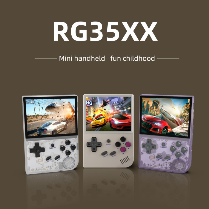 85 € kupongilla ANBERNIC RG35XX 64GB+128GB 8000 Games Retro Handheld -pelikonsoliin - BANGGOOD