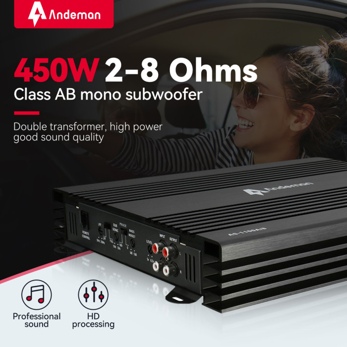 52€ with Coupon for Andeman AS-1100.AB 450W Mono Car Subwoofer 2-8 Ohms - EU 🇪🇺 - BANGGOOD