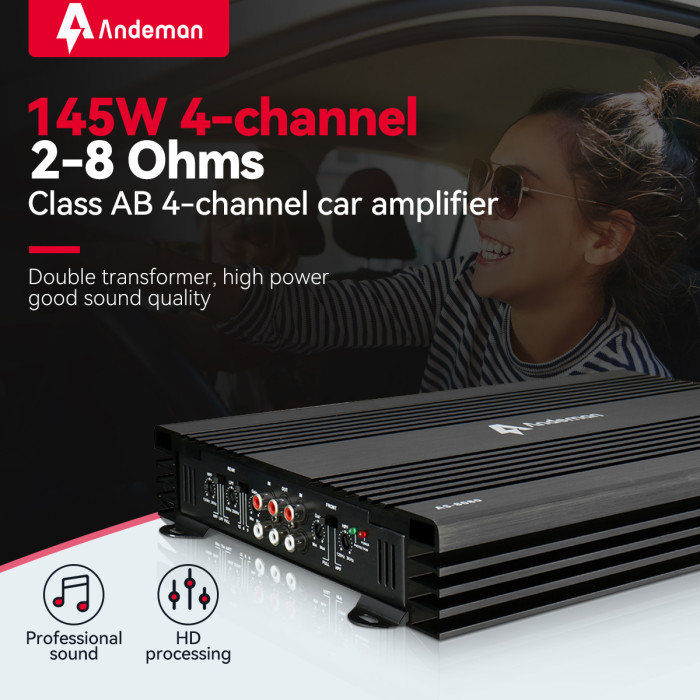 50€ with Coupon for Andeman AS-8080 145W Car Amplifier 2-8 Ohms Class - EU 🇪🇺 - BANGGOOD