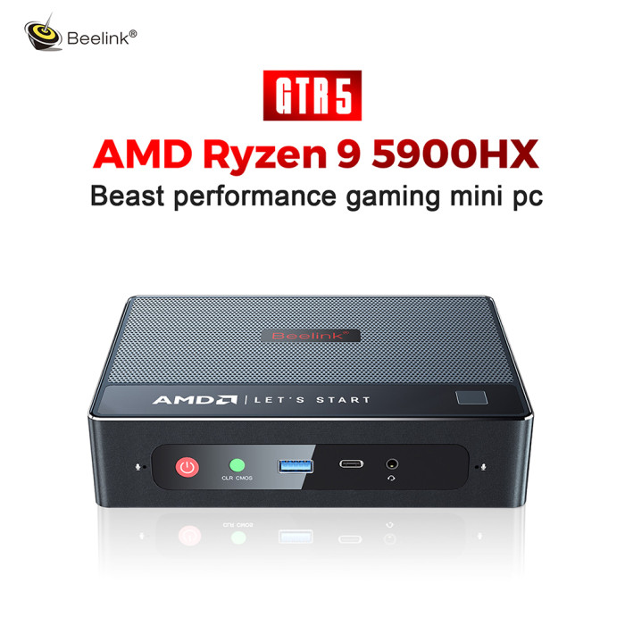 594€ with Coupon for Beelink GTR5 AMD Ryzen 9 5900HX Octa Core 3.3GHz - BANGGOOD