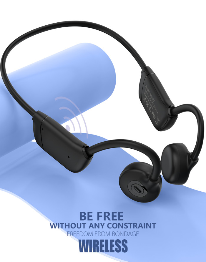 33€ with Coupon for BH328 True Bone Conduction Earphone bluetooth V5.3 220mAh Battery - BANGGOOD